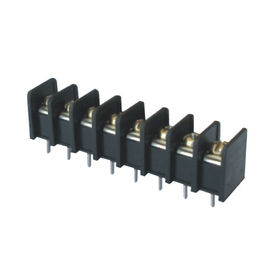 7.62mm  terminal Blocks Single row  PA66 black Sn plated 25％GF UL94V-0 Brass