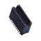 black plastic 1.27 Box Header 50Pin SMT LCP With Diff.Post high  temperature material   ROHS