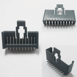 cavo R/A dell'alloggio del wafer della IMMERSIONE di Pin del passo 10 di 2.50mm per imbarcarsi sullo SN del connettore placcato