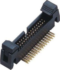 imballaggio ad angolo retto del tubo dell'intestazione dell'espulsore dell'intestazione 1.27mm del fermo del nero UL94V-0 di 40P PA9T breve