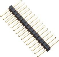 borsa nera del pe del connettore dell'intestazione di Pin della IMMERSIONE 1*15P PA9T di 1.0mm singola per il bordo del PWB
