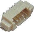 cavo dei connettori di Pin del wafer 5 del passo di 1.25mm per imbarcarsi su 1.0AMP 90°SMT
