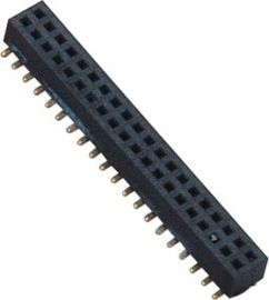 Bordo di WCON 1.00mm per imbarcarsi sul nero femminile di SMT PA9T del connettore dell'intestazione del collegamento con la posta