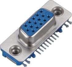 Tipo 15 blu di WCON D del connettore di perno 25mΩ Max Contact Resistance 500V AC/DC/nero