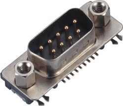 Un connettore maschio di 9 Pin/IMMERSIONE D-SUB per macchine ed impianti connnectting