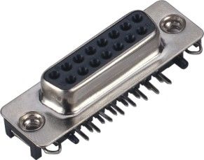 Macchine della IMMERSIONE PBT del SOTTO connettore HD R 15P di WCON D ed impianti femminili esili ROHS