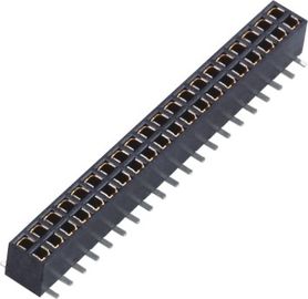 2,0 flash femminile dell'oro dell'entrata PA9T BK della cima di SMT di fila del doppio del connettore dell'intestazione