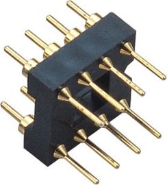 connettore dell'incavo di 2.54mm IC per il tipo di carta oro/flash dei cicli di min 100 del piatto del PWB