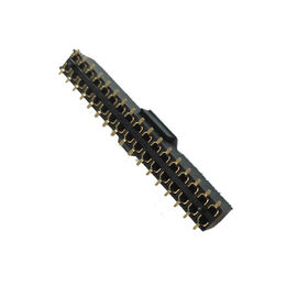 Tipo doppio flash ROHS di SMT dell'oro di fila H=7.1 del passo femminile dell'intestazione 2,54