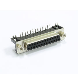 Parte posteriore ROHS del PWB PBT di Pin Female Connector For dell'angolo retto 25 del connettore di WCON DB25