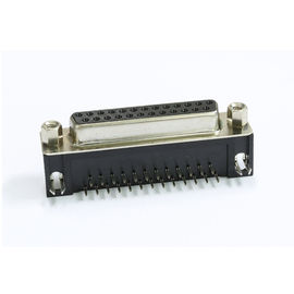 Parte posteriore ROHS del PWB PBT di Pin Female Connector For dell'angolo retto 25 del connettore di WCON DB25