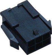 cavo doppio del fermaglio di cinghia dell'alloggio di fila di 3.0mm per imbarcarsi sul nero automobilistico dei connettori elettrici LCP