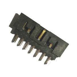 Flash dell'intestazione 14P H=6.4 Sel.Gold della scatola del nero 2,00 di PA9T/Sn diritti ROHS