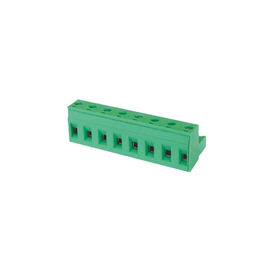 linea di direzione di andata orizzontale Pluggable di verde 8P del blocchetto terminali PA66 del passo di 5.08mm