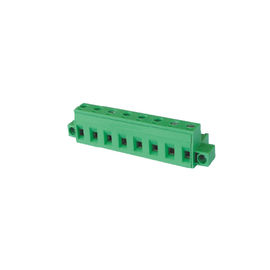 5,08 connettore Pluggable PA66 femminile del blocchetto terminali SENZA linea verticale metallina dell'orecchio 8P