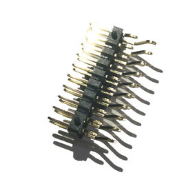 Angolo retto di destra del maschio del connettore dell'intestazione di 2 Pin/tipo PA9T di SMT con la POSTA/CAPPUCCIO