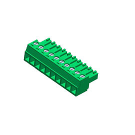 Verde terminale femminile del connettore PA66 di WCON 3.81mm senza orecchio 6P Matte Tin 110/vassoio ROHS