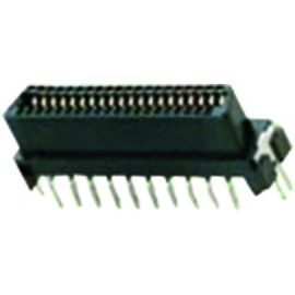 Tipo maschio connettore dell'azionamento D di Scsi dell'angolo retto 1.27mm del PWB IO di 40P