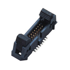 imballaggio ad angolo retto del tubo dell'intestazione dell'espulsore dell'intestazione 1.27mm del fermo del nero UL94V-0 di 40P PA9T breve