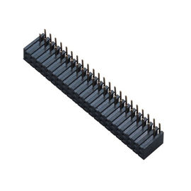 Inserzione laterale doppia 90°DIP H=3.45 ROHS dell'intestazione femminile 2x20 del bronzo fosforoso 1.27mm