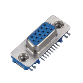 PA66 15 bronzo fosforoso femminile del connettore del sottomarino di Pin D esile con il logo ROHS di WCON