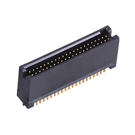 intestazione nera 50Pin SMT LCP del contenitore di plastica 1,27 con il materiale ad alta temperatura ROHS di Diff.Post