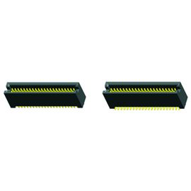 intestazione nera 50Pin SMT LCP del contenitore di plastica 1,27 con il materiale ad alta temperatura ROHS di Diff.Post