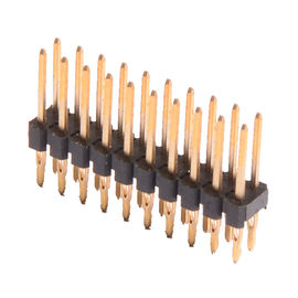 Il nero ROHS del passo PBT di Pin Header Connector Single Row 2,54 di misura di stampa di WCON