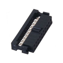 20 femmina del connettore dell'incavo del pin 2.00mm IDC con il bronzo fosforoso Sel Au/Sn dell'urto PBT