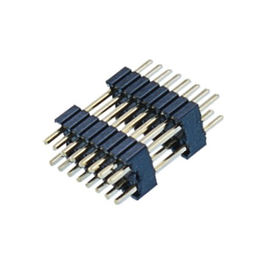 Ottone di plastica H=2.54 di SMT PA9T del doppio doppio di fila del connettore dell'intestazione di Pin del maschio 1.27*2.54mm del bordo del PWB