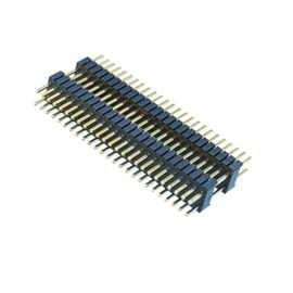 Ottone di plastica H=2.54 di SMT PA9T del doppio doppio di fila del connettore dell'intestazione di Pin del maschio 1.27*2.54mm del bordo del PWB