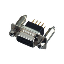 Il connettore PBT del sottomarino del maschio D di 15 PIN si raddoppia tipo ottone della IMMERSIONE di fila 180°