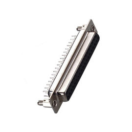 Il connettore PBT del sottomarino del maschio D di 15 PIN si raddoppia tipo ottone della IMMERSIONE di fila 180°