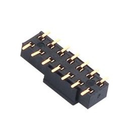 Femmina di WCON intestazione doppia 1.0AMP di Pin di SMT di fila dell'intestazione di Pin di 1,27 millimetri