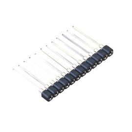 WCON 2,54 millimetri del passo del giro di Pin Header Double Row H=3.0 di colore ROHS del nero
