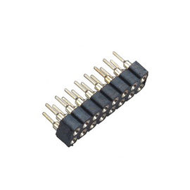 WCON 2,54 millimetri del passo del giro di Pin Header Double Row H=3.0 di colore ROHS del nero