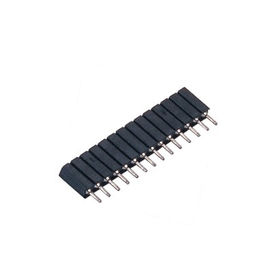il nero femminile di PPS dell'angolo retto di fila del doppio del connettore dell'intestazione di Pin del giro di 2.54mm
