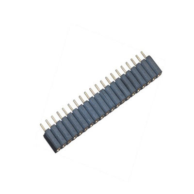 il nero femminile di PPS dell'angolo retto di fila del doppio del connettore dell'intestazione di Pin del giro di 2.54mm