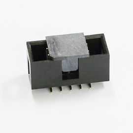 2.54mm 2 * ottone del materiale del contatto della parte posteriore del connettore dell'intestazione della scatola di 2P PA9T 1000V AC/DC