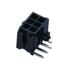 cavo doppio del fermaglio di cinghia dell'alloggio di fila di 3.0mm per imbarcarsi sul nero automobilistico dei connettori elettrici LCP