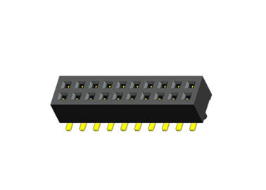 Bordo di WCON 1.00mm per imbarcarsi sul nero femminile di SMT PA9T del connettore dell'intestazione del collegamento con la posta