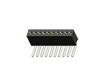 intestazione femminile di Pin del giro del connettore ad angolo retto della IMMERSIONE 1*15P WCON di 1.27mm