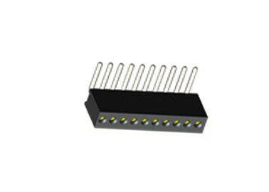 intestazione femminile di Pin del giro del connettore ad angolo retto della IMMERSIONE 1*15P WCON di 1.27mm