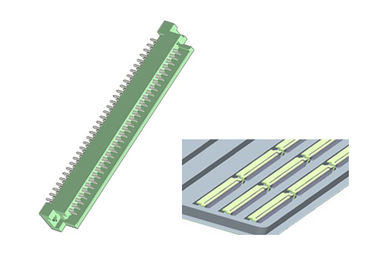 Baccano maschio grigio diritto 96Pin del PWB della IMMERSIONE PBT del connettore europeo 41612 2.54mm ROHS