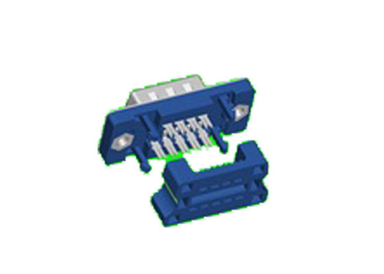 Tipo doppio maschio linea penetrante di fila IDC di Pin dell'ottone 9 del connettore PBT del sottomarino di D