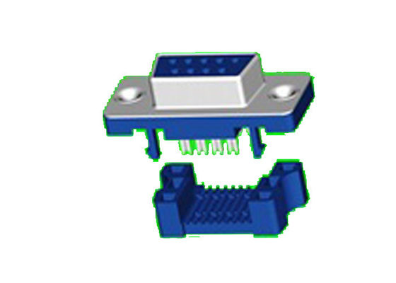 Tipo doppio maschio linea penetrante di fila IDC di Pin dell'ottone 9 del connettore PBT del sottomarino di D