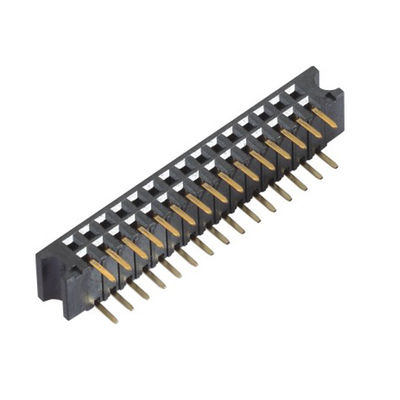 Flash femminile ROHS dell'oro del nero di millimetro Pin Header Connector PA9T dell'angolo retto 2,54